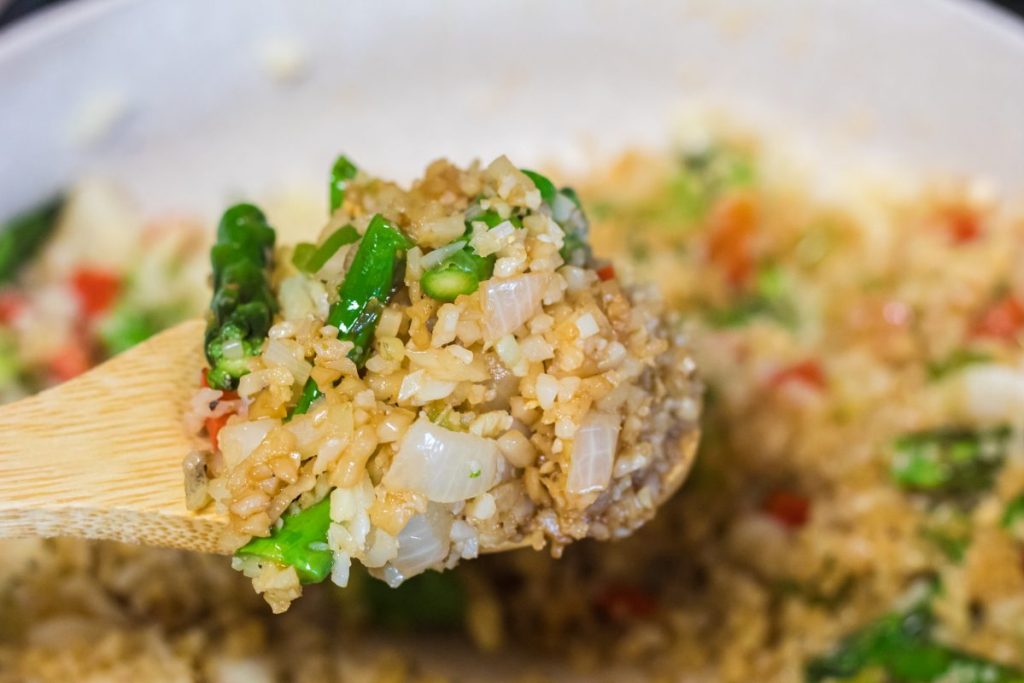 This Easy Keto Cauliflower Fried Rice Recipe is Delicious | Hip2Keto
