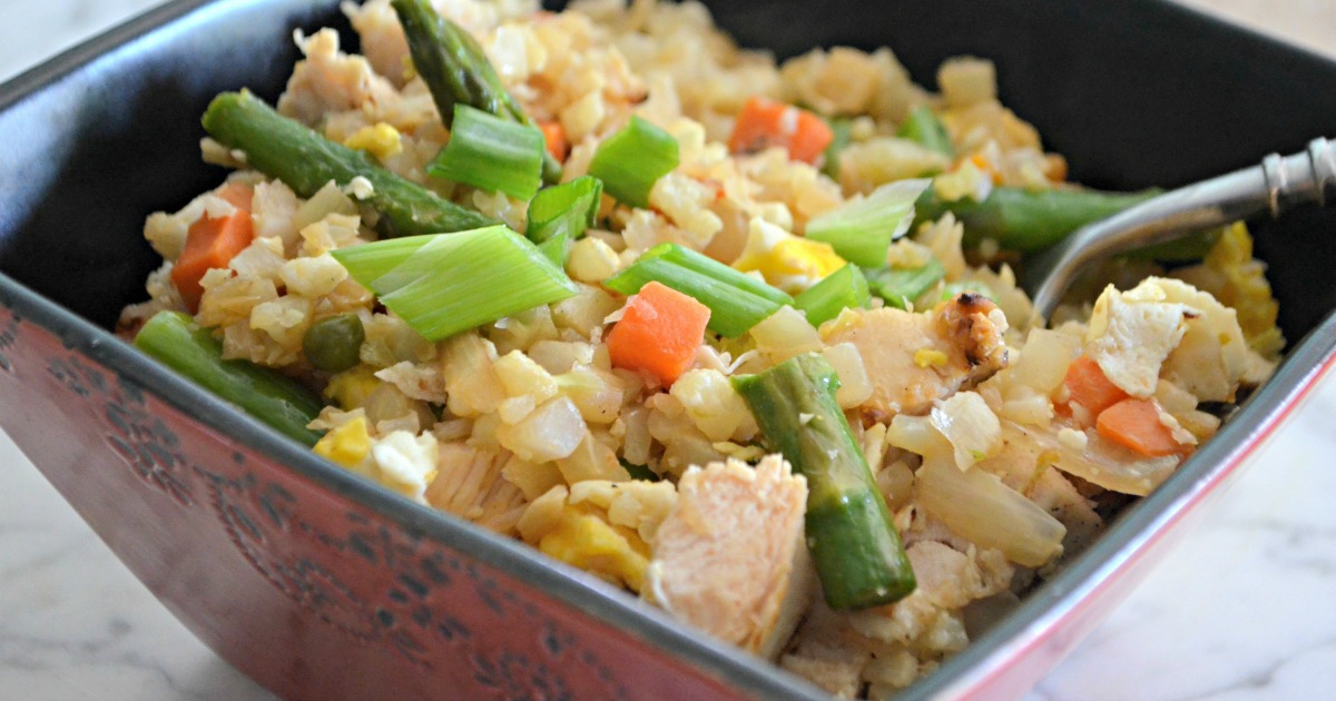 This Easy Cauliflower Fried Rice Recipe is Yum and Keto