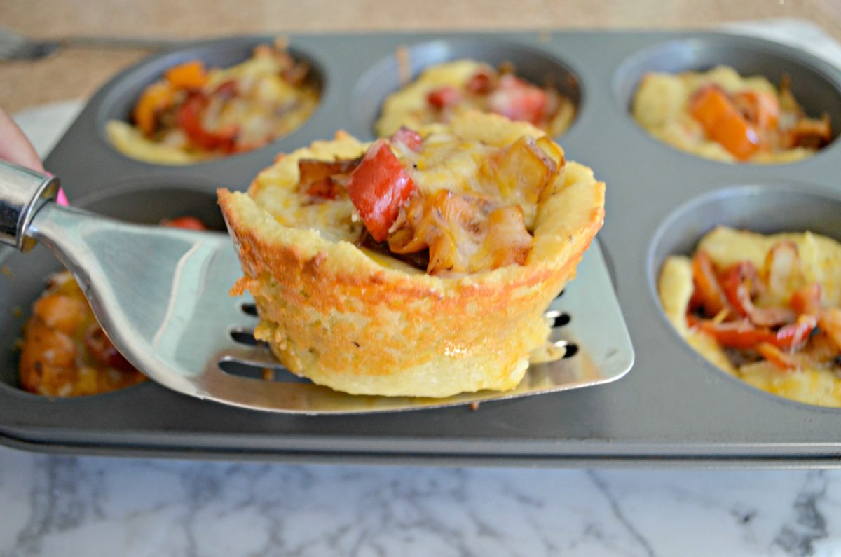 Make Hearty Keto Breakfast Sausage Muffins Using Fathead Dough!