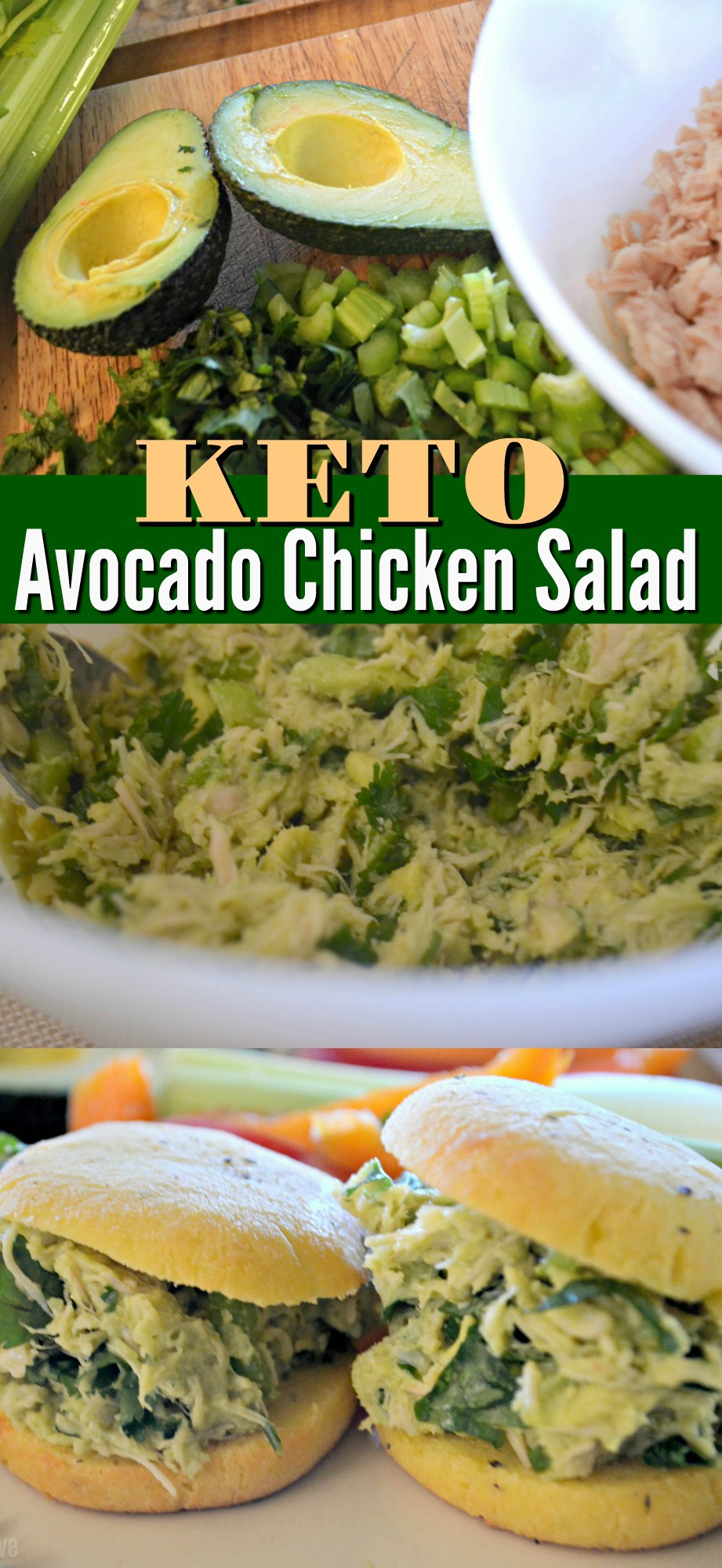 Easy Avocado Chicken Salad Sandwich