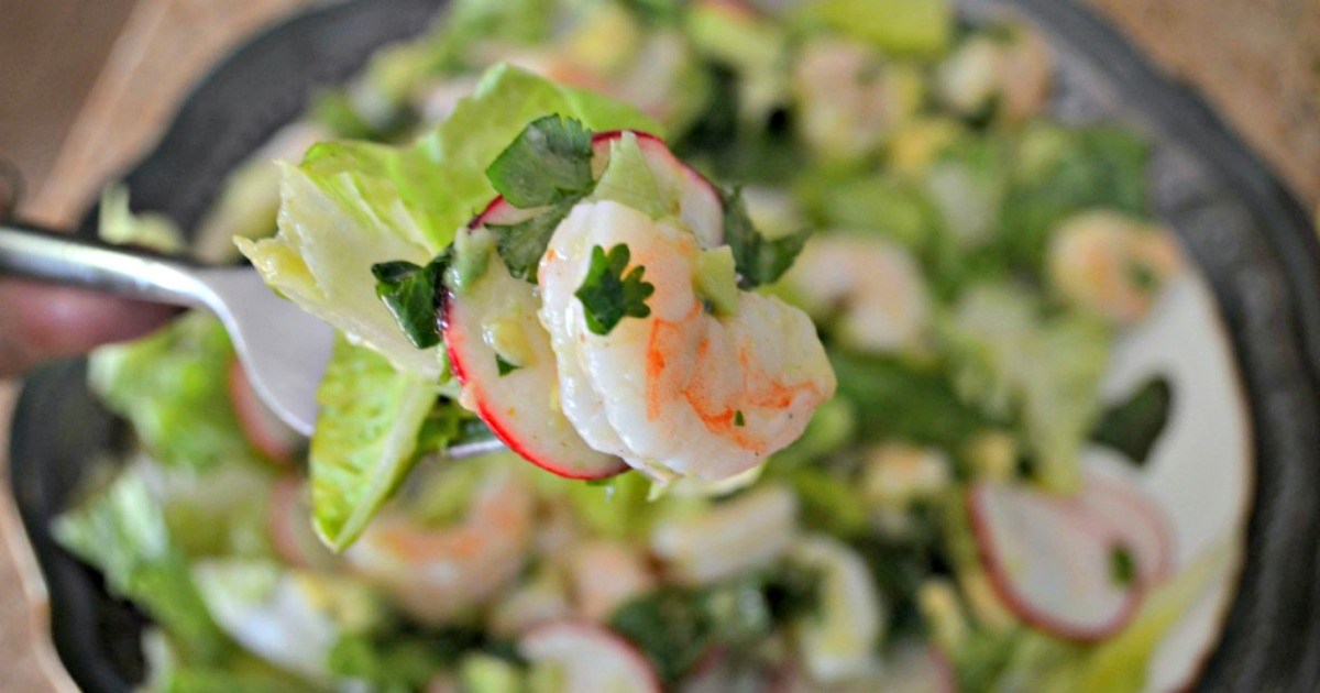 Keto Shrimp and Avocado Salad