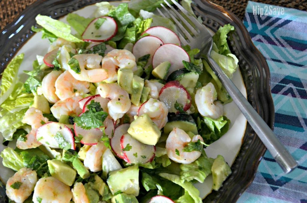 shrimp lime salad