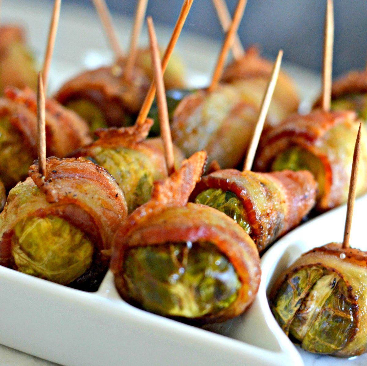 Bacon Wrapped Brussels Sprouts 