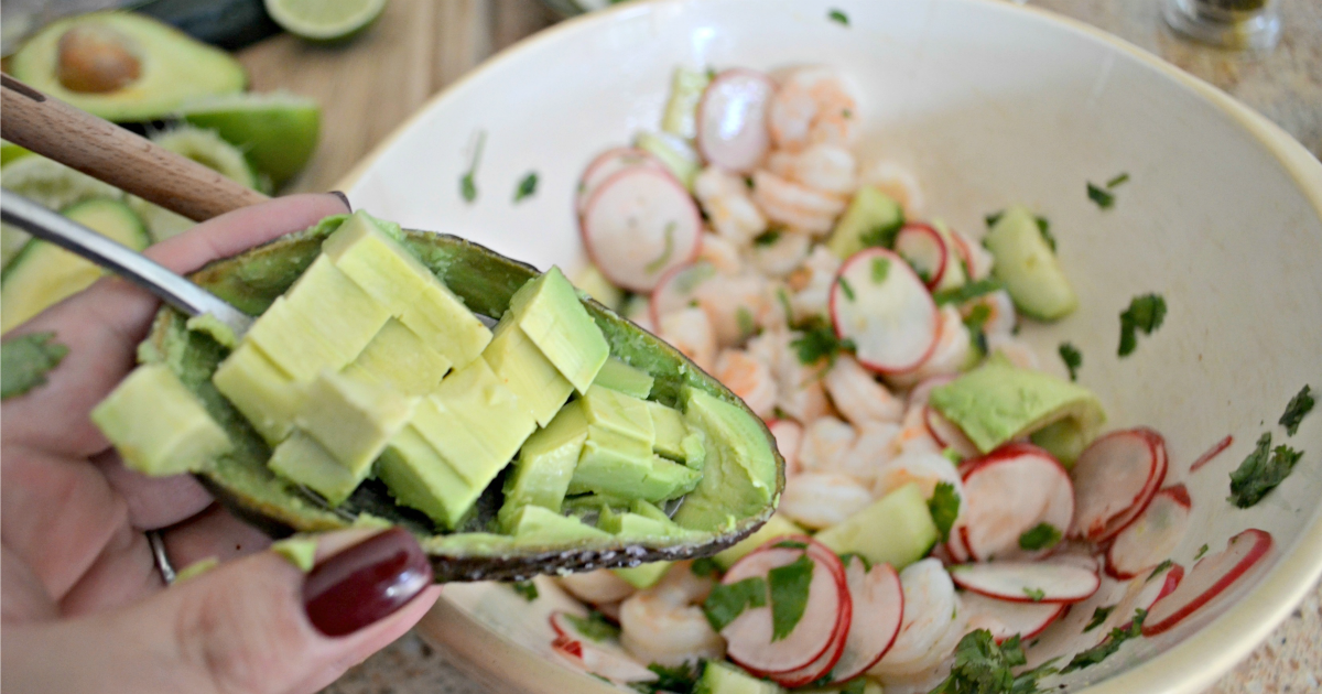 avocado shrimp salad