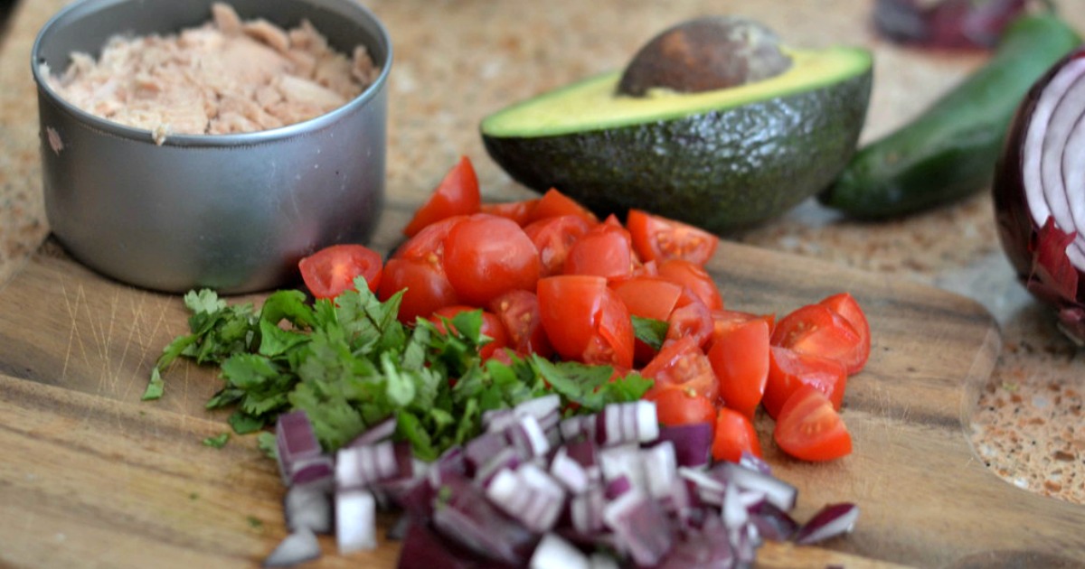 This Simple Keto Can of Tuna Ceviche Recipe is so Fresh!