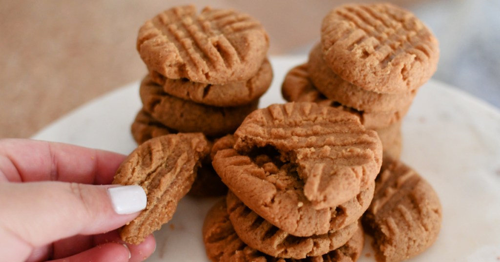 Keto Peanut Butter Cookies - Bakery Style • Low Carb with Jennifer