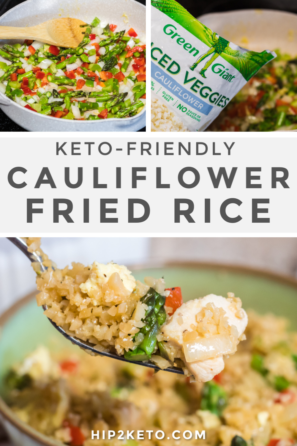 This Easy Keto Cauliflower Fried Rice Recipe is Delicious | Hip2Keto