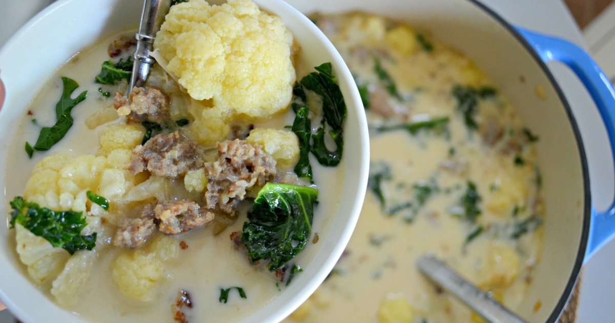 keto zuppa toscana soup