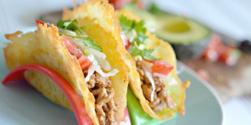 These ONE-Ingredient Cheese Taco Shells Are So Crunchy!