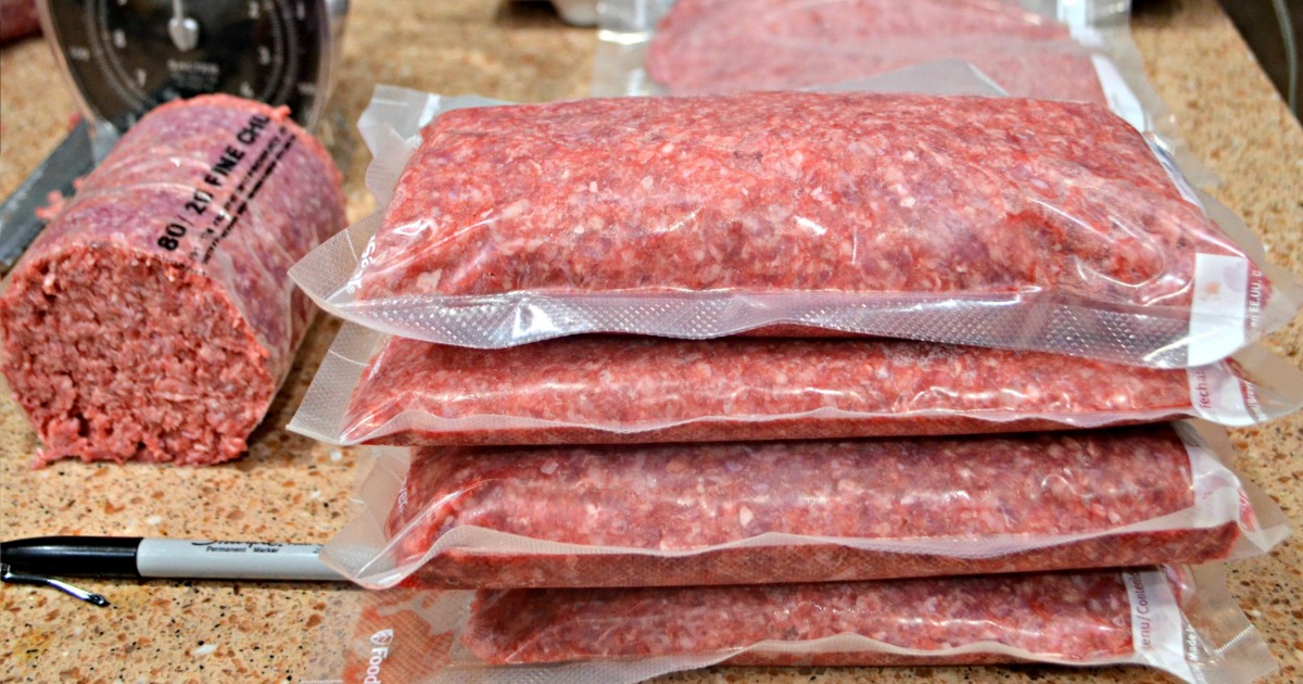 buy the cheapest meats with vacuum-sealed ground beef