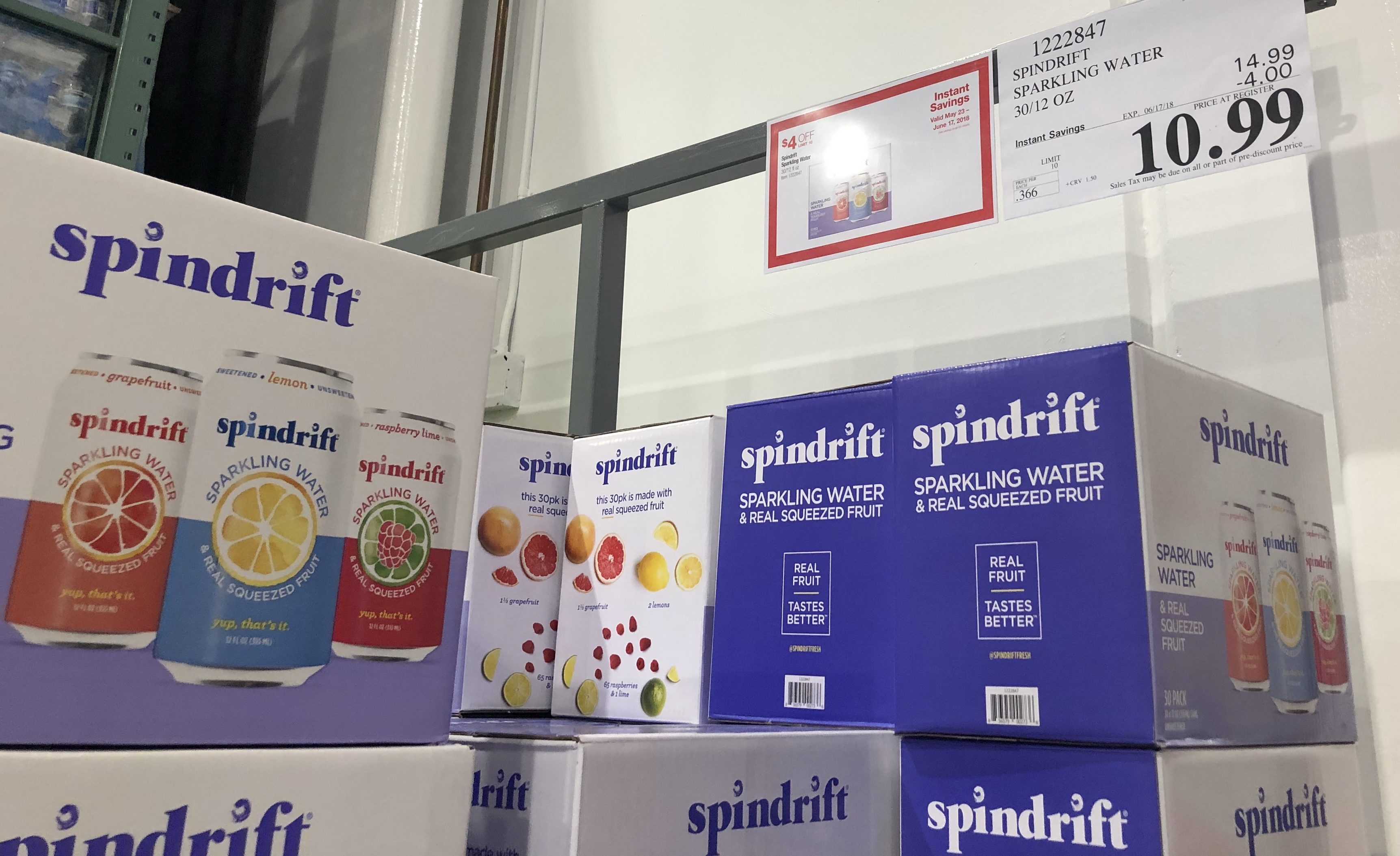 new costco instant savings deals – spindrift sparkling water 