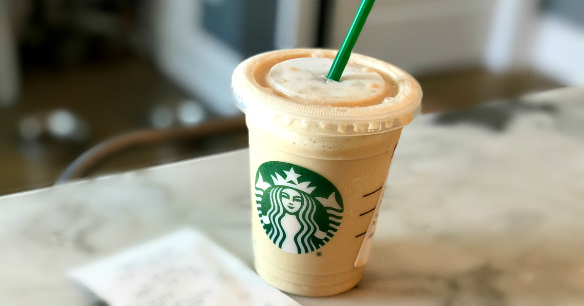 a Starbucks keto frappuccino on a table