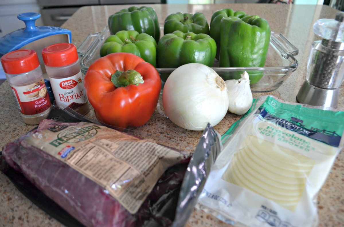 Keto Philly Cheesesteak Stuffed Peppers use just a few ingredients for a delicious meal.