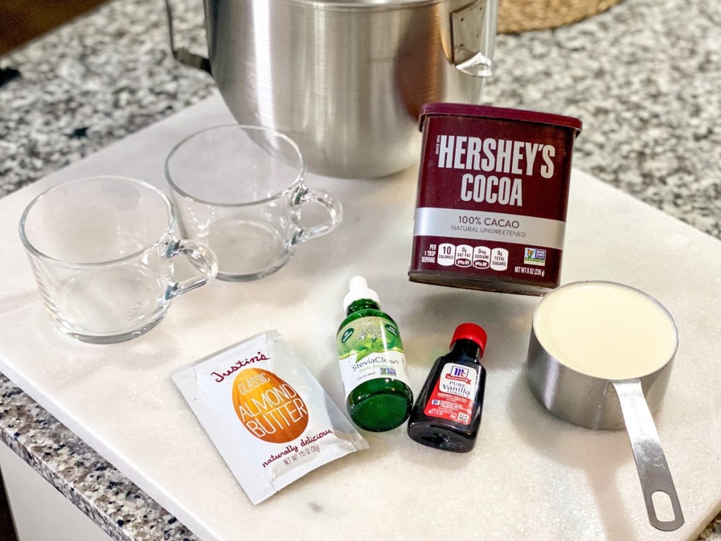 ingredients for keto Frosty wendy's copycat recipe