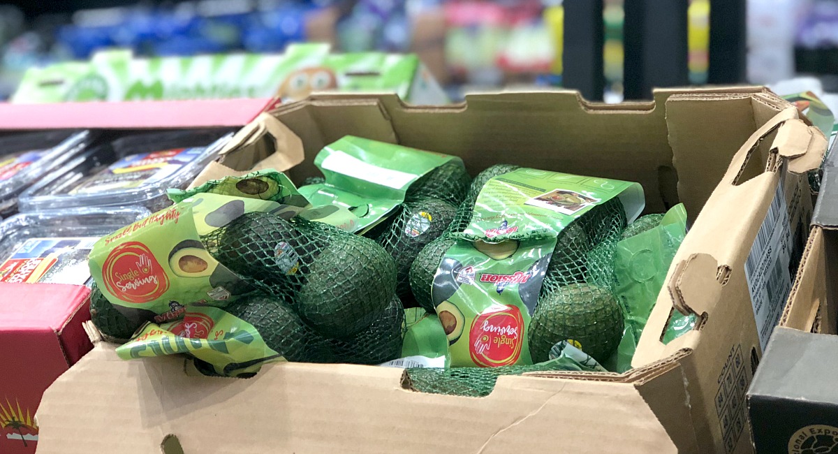 bag of mini avocados