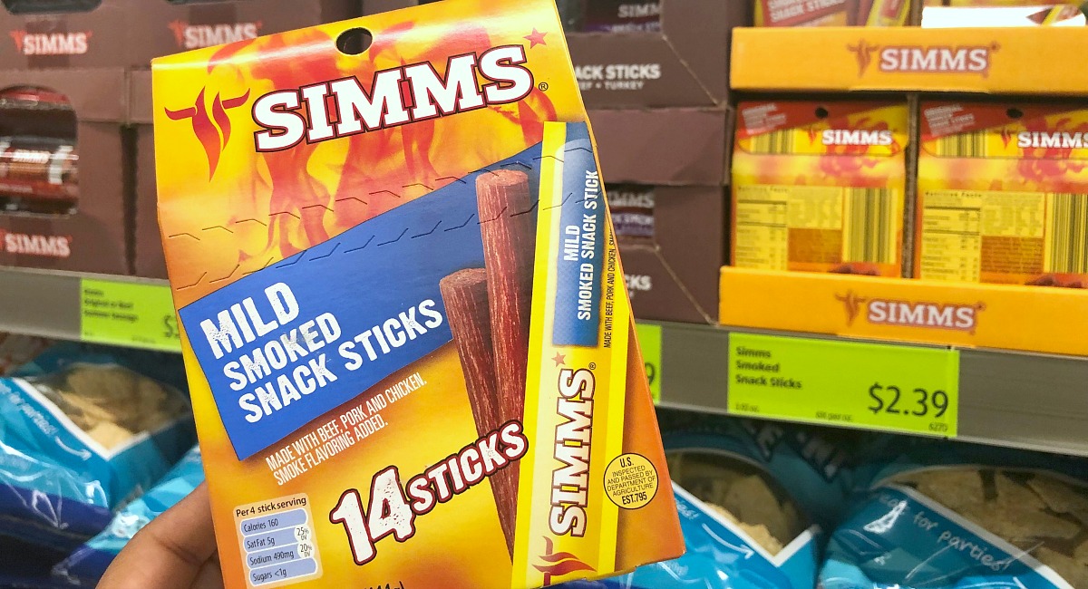 simms meat sticks at aldi