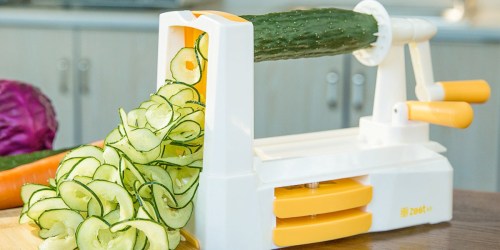 Amazon: Spiral Vegetable Slicer Only $13.71 (Regularly $30) – Make Zoodles Super Fast