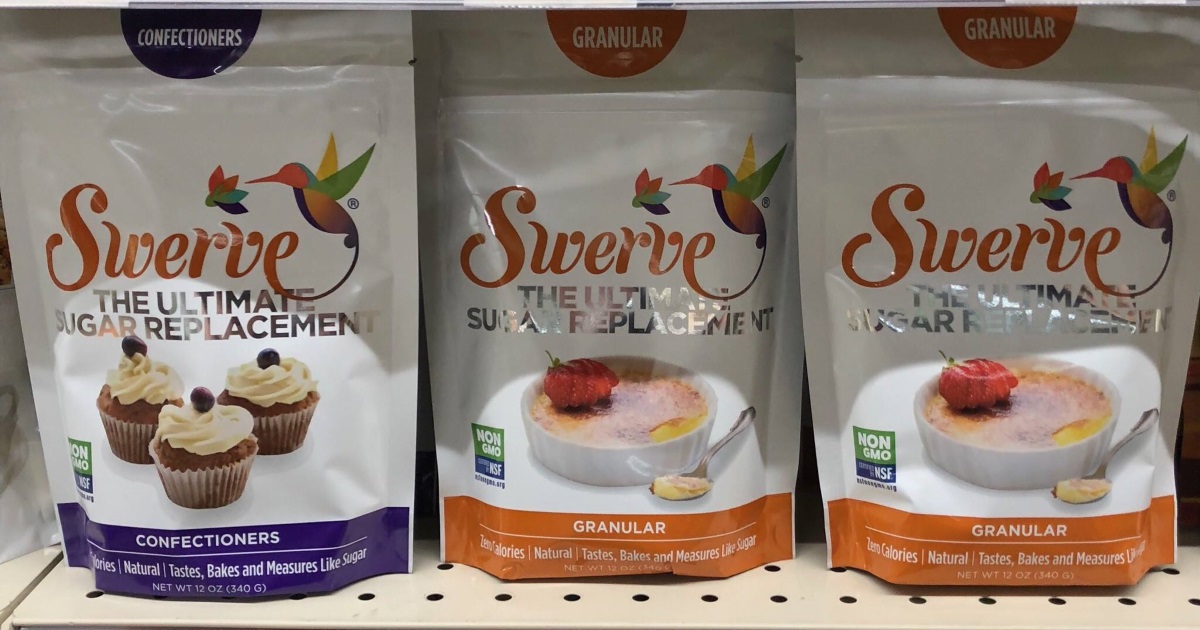 Swerve sweetener on a store shelf