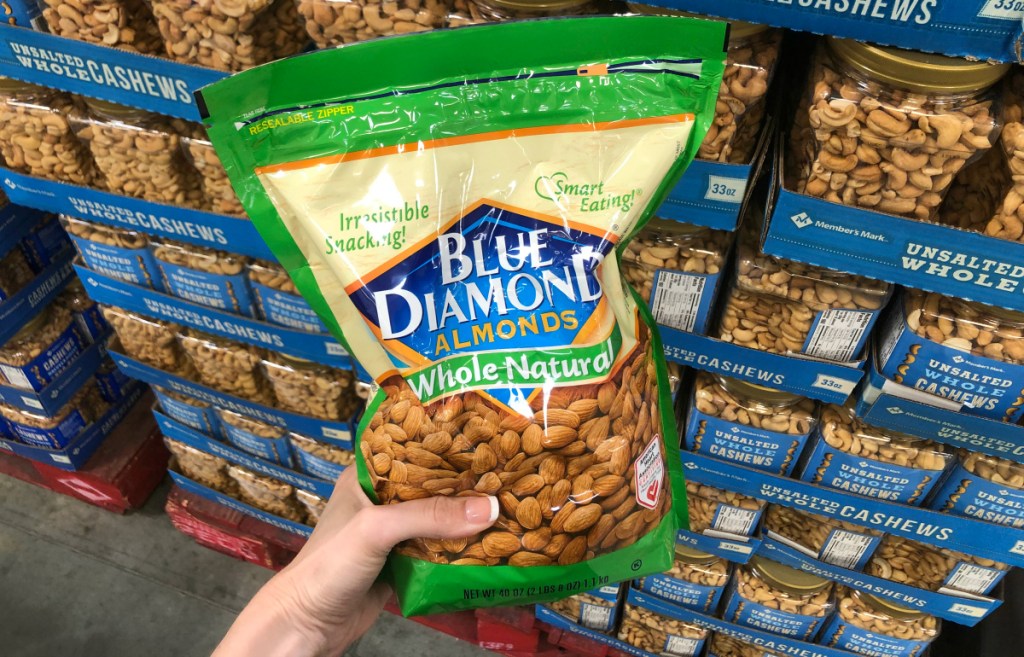 Blue Diamonds whole natural almonds