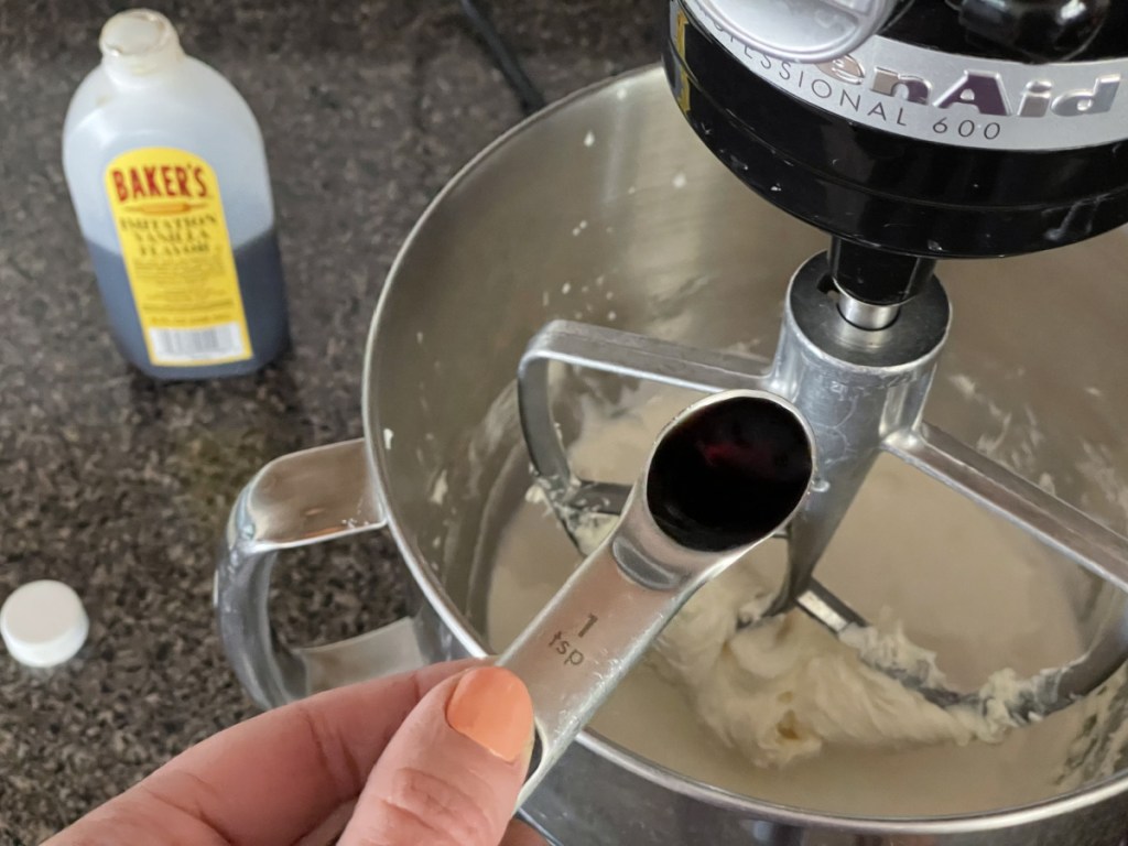 adding vanilla to keto ice cream