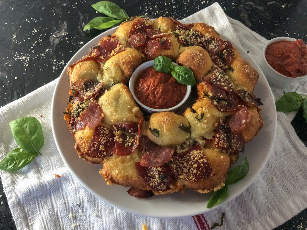 Pull-Apart Keto Pizza Rolls - Easy to Make & Delicious | Hip2Keto