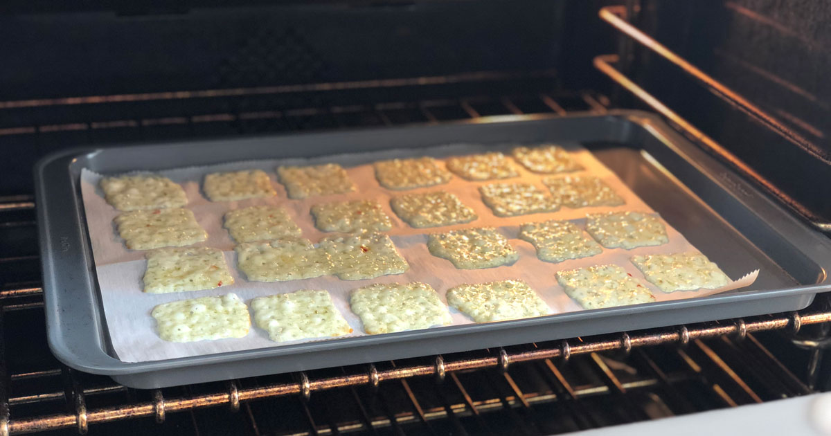 easy keto cheese crisps in the oven