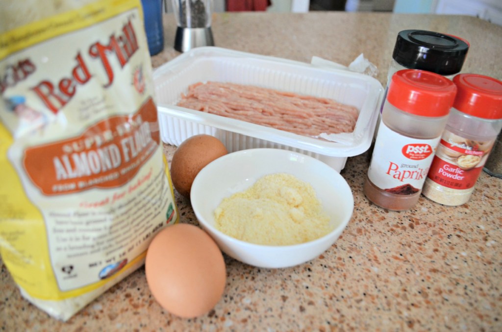 ingredients to use in keto chicken nuggets on the counter