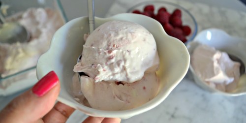 This Raspberry Cheesecake Keto Ice Cream is to Die For!