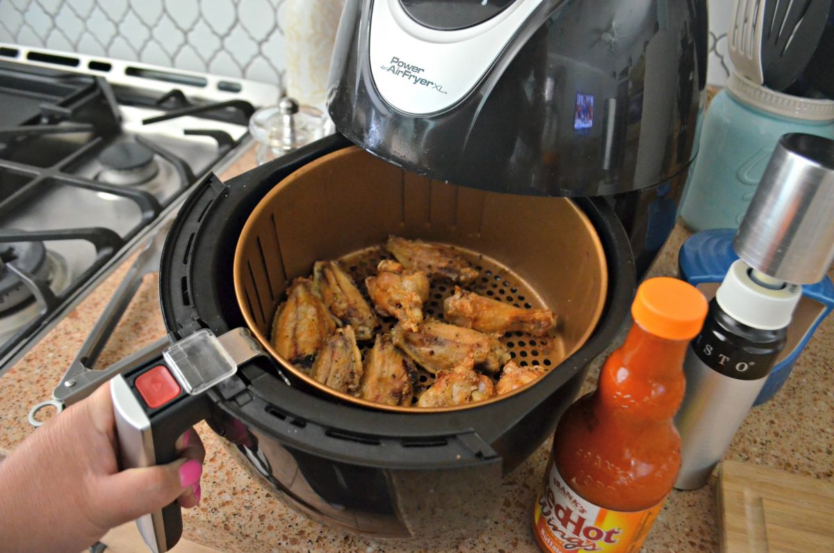 air fryer chicken wings – in the air fryer