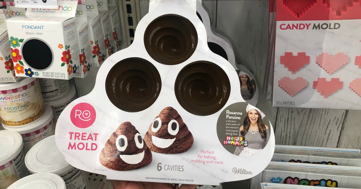 favorite poop related products - poo shaped treat mold