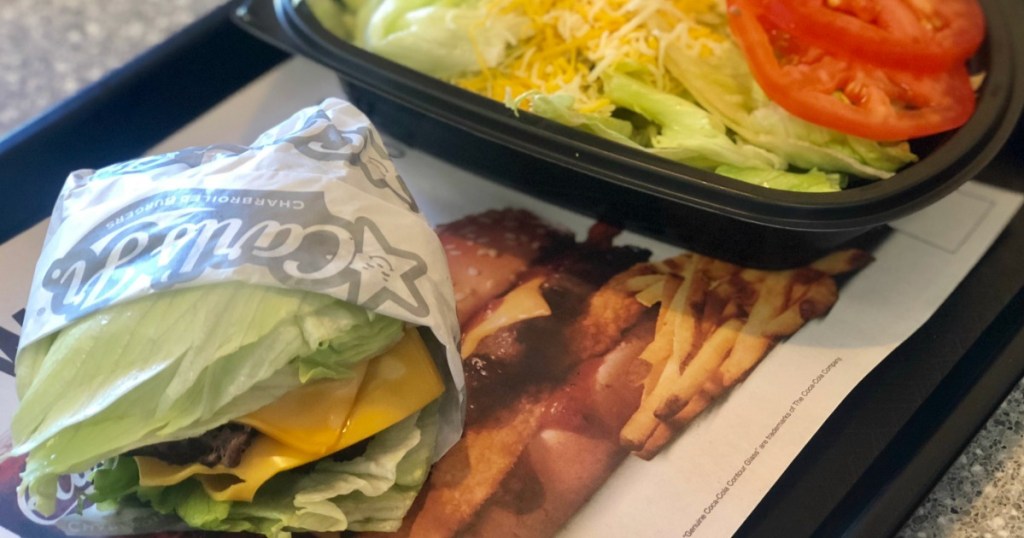 Repas céto de Carl Jr.