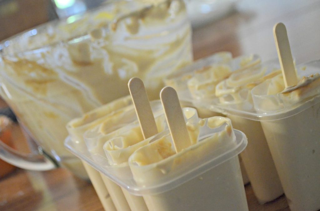 Keto Chocolate Almond Butter Popsicles