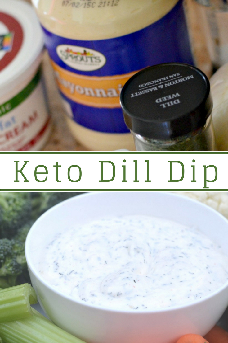This 5 Minute Keto Dill Dip Recipe is the Easiest Appetizer!