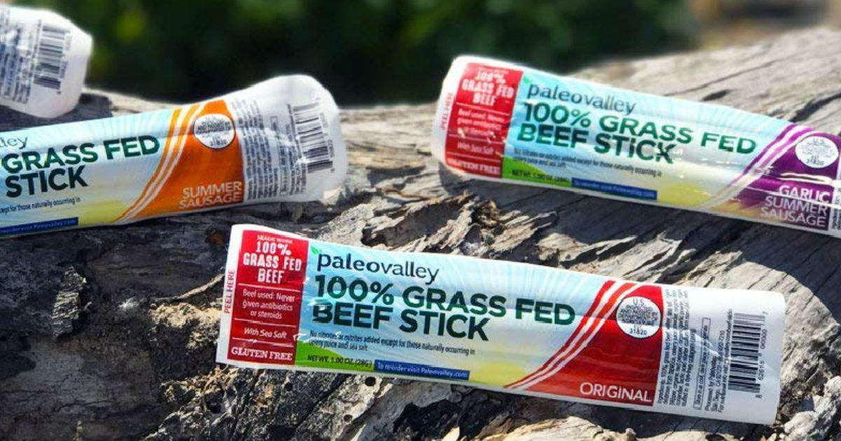 Amazon Deal: Paleovalley Grass Fed Beef Sticks 