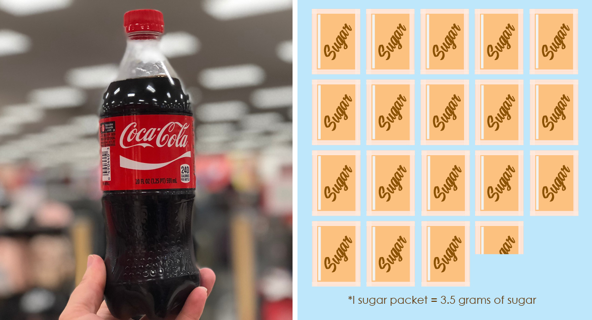 foods with hidden sugar and keto options — coca cola sugar packet comparison
