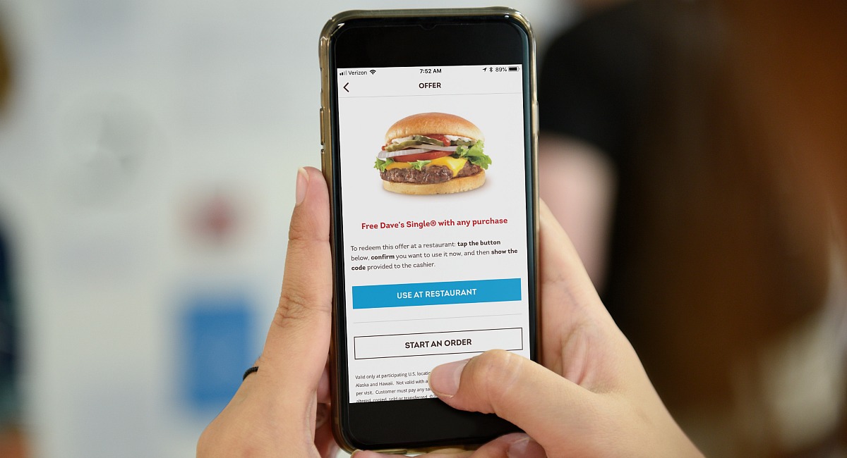 App allows ordering by phone at Wendy's