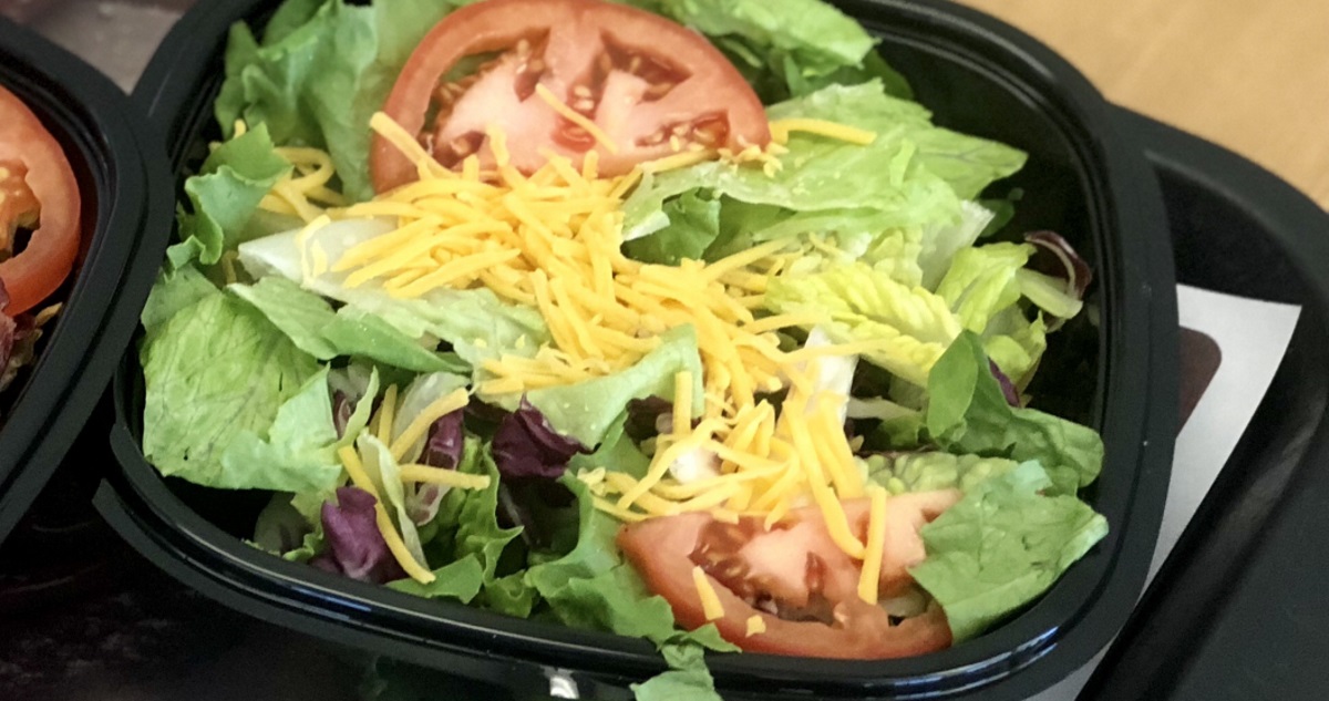 Burger King side salad