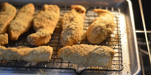 Gluten-Free Baked Almond Chicken Fingers
