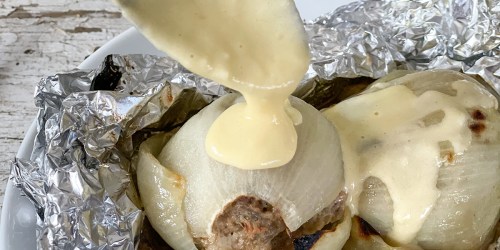 Burger Onion Bombs are the BOMB for Grilling & Camping