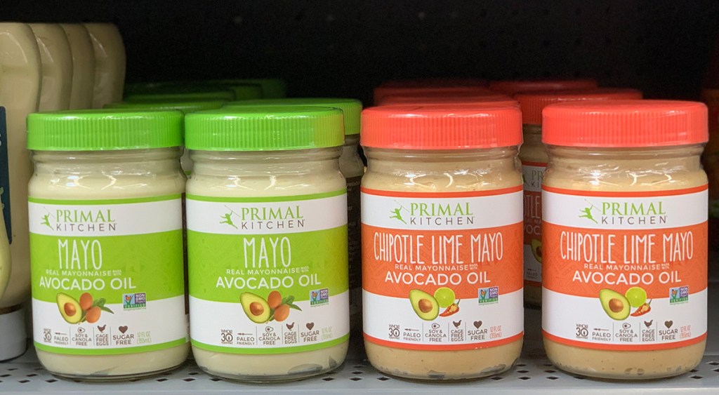 primal kitchen regular and chipotle lime avocado oil mayonnaise