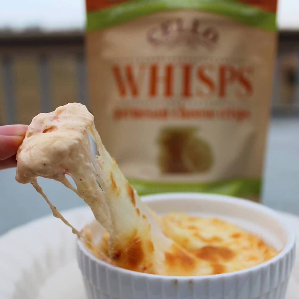 Whisps cheese crisps with dip