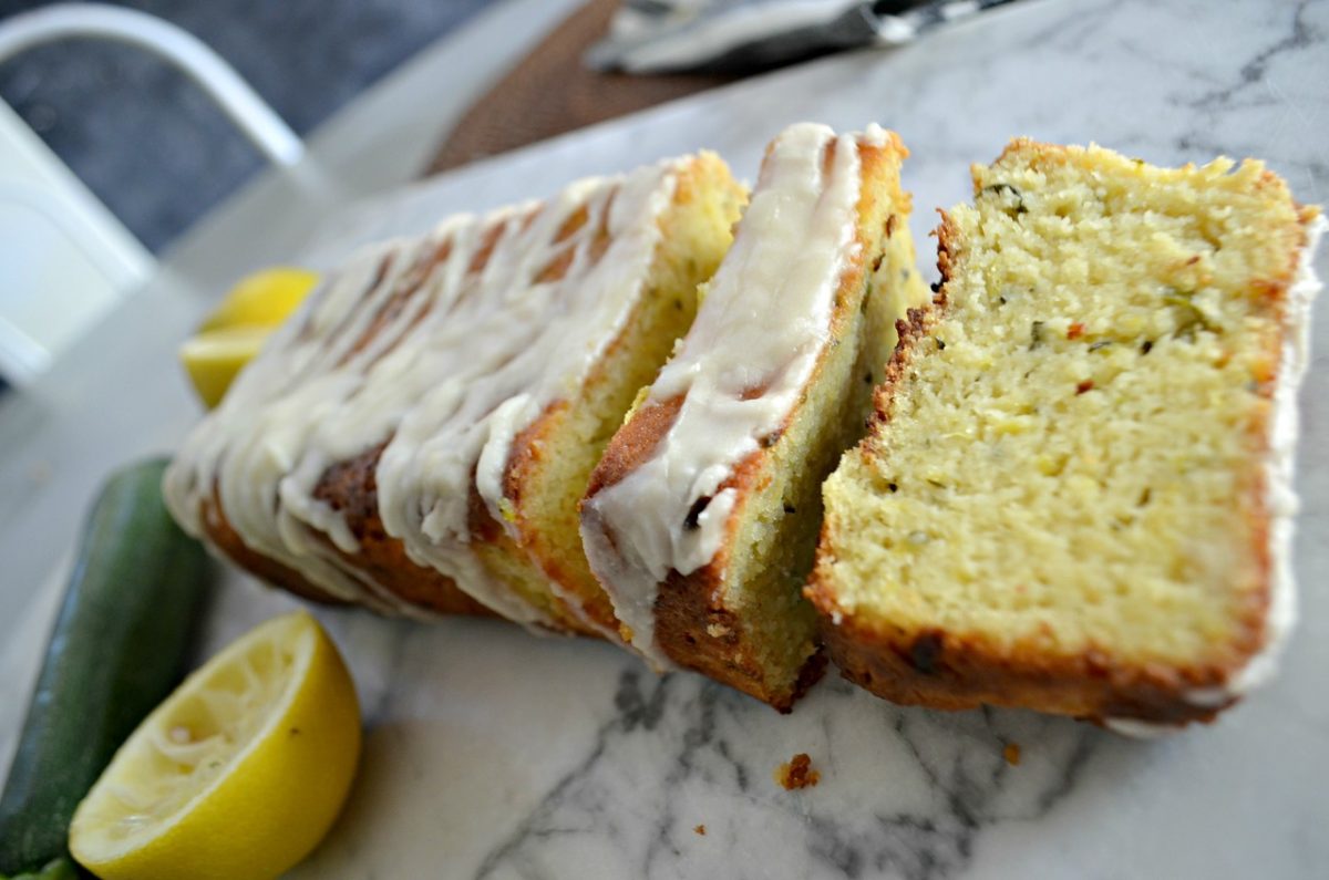 keto zucchini lemon loaf