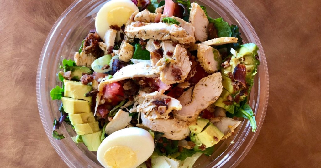 cobb salad in a bowl