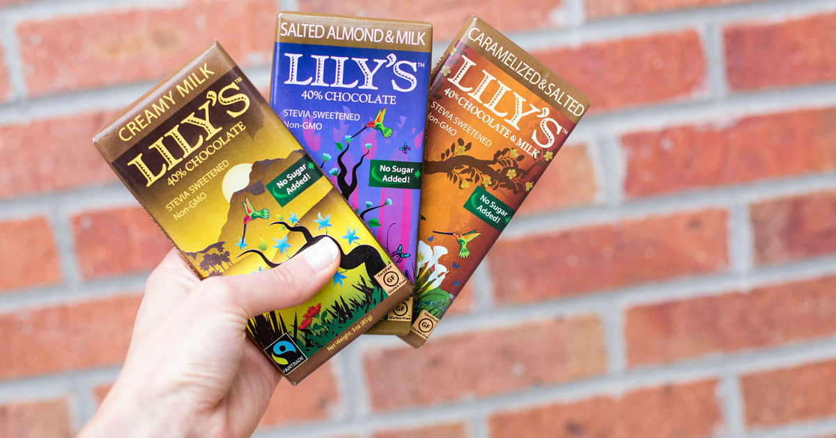 Craving Chocolate? You’ll Wanna Bite Into Lily’s Chocolate Bars!