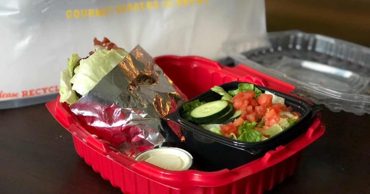 red robin keto dining guide – side salad closeup