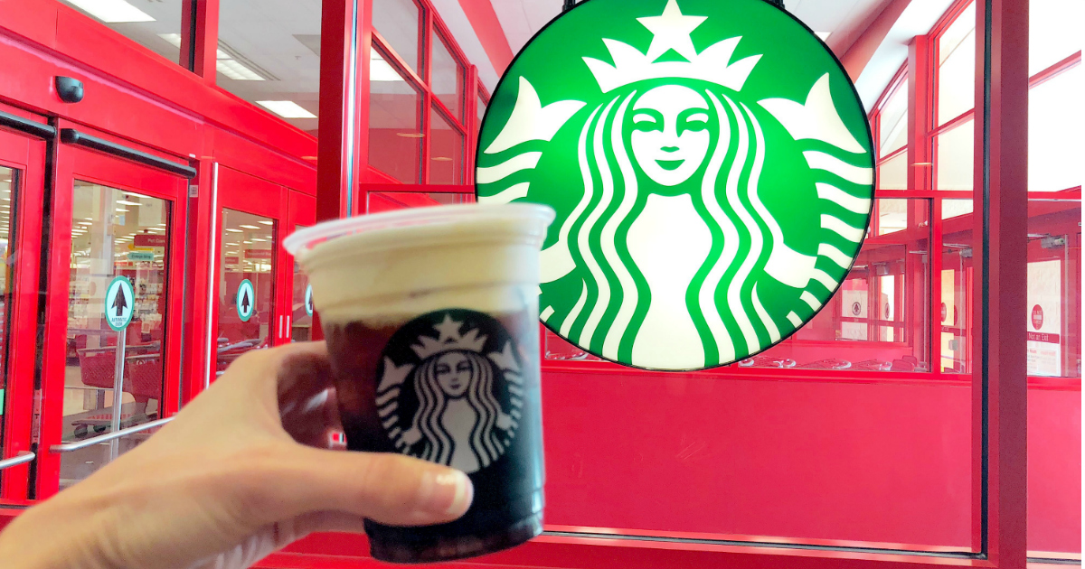 Starbucks coffee at Target - heavy cream in place of milk and sugar free vanilla syrup in place of regular
