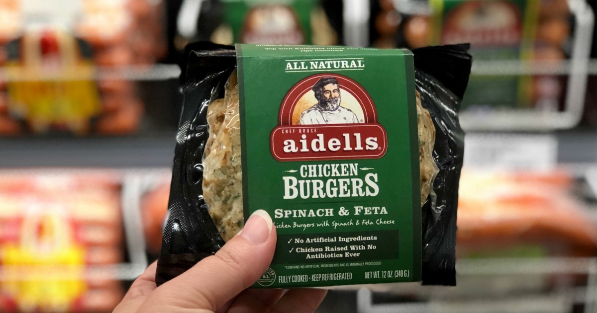 Get target deals on veggies and meats – Aidells chicken burgers