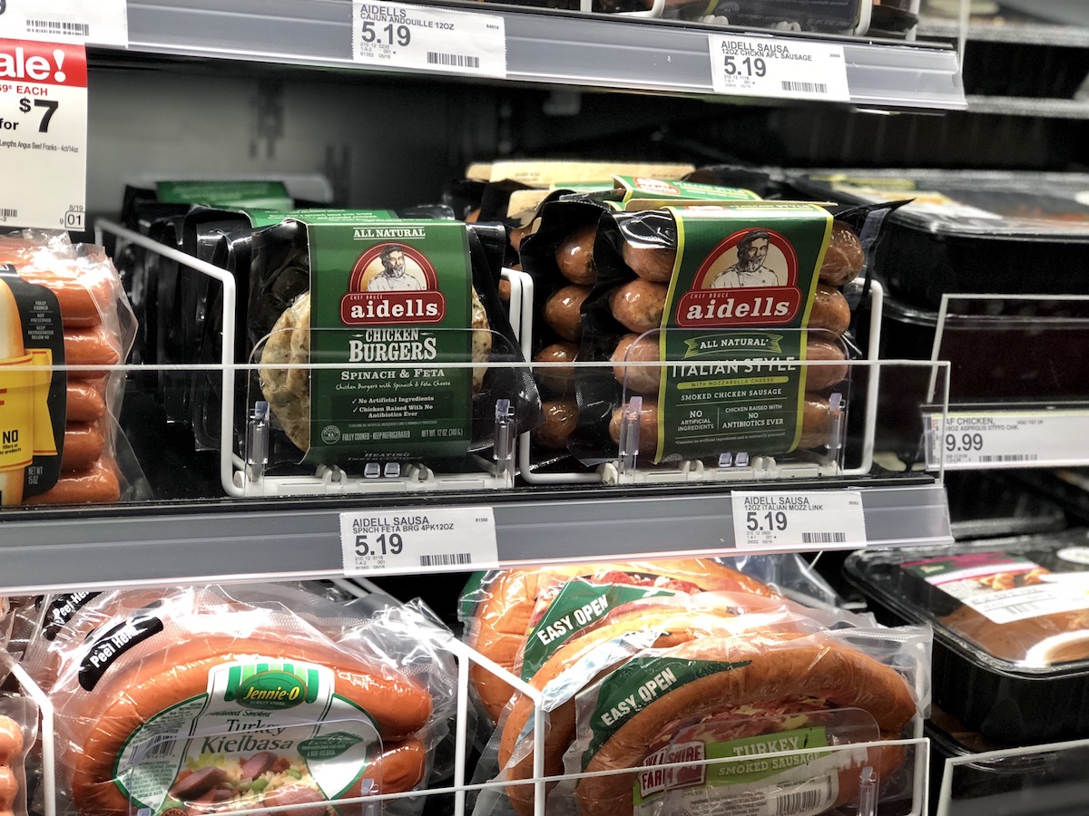 Get target deals on veggies and meats – aidells at target