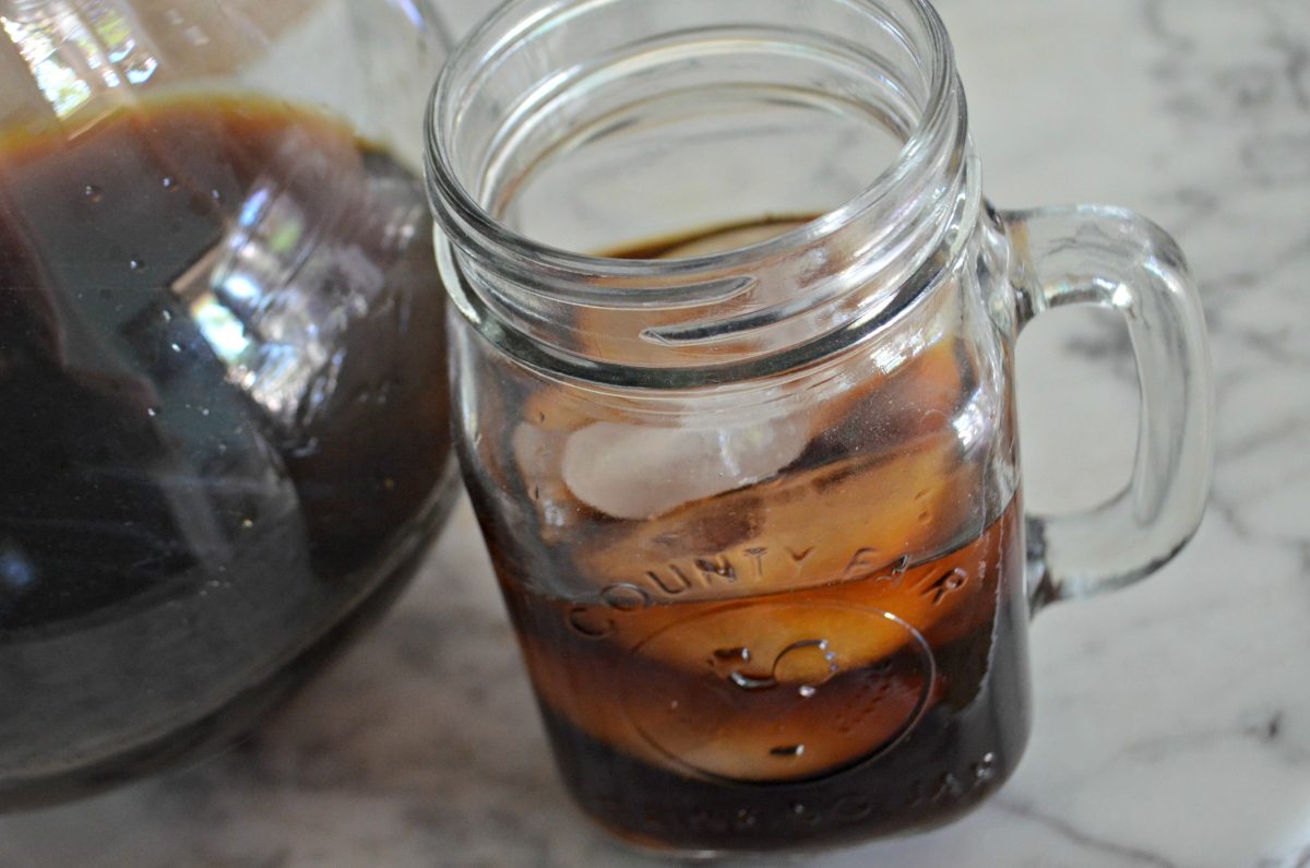 delicious keto cold brew coffee – in a mug