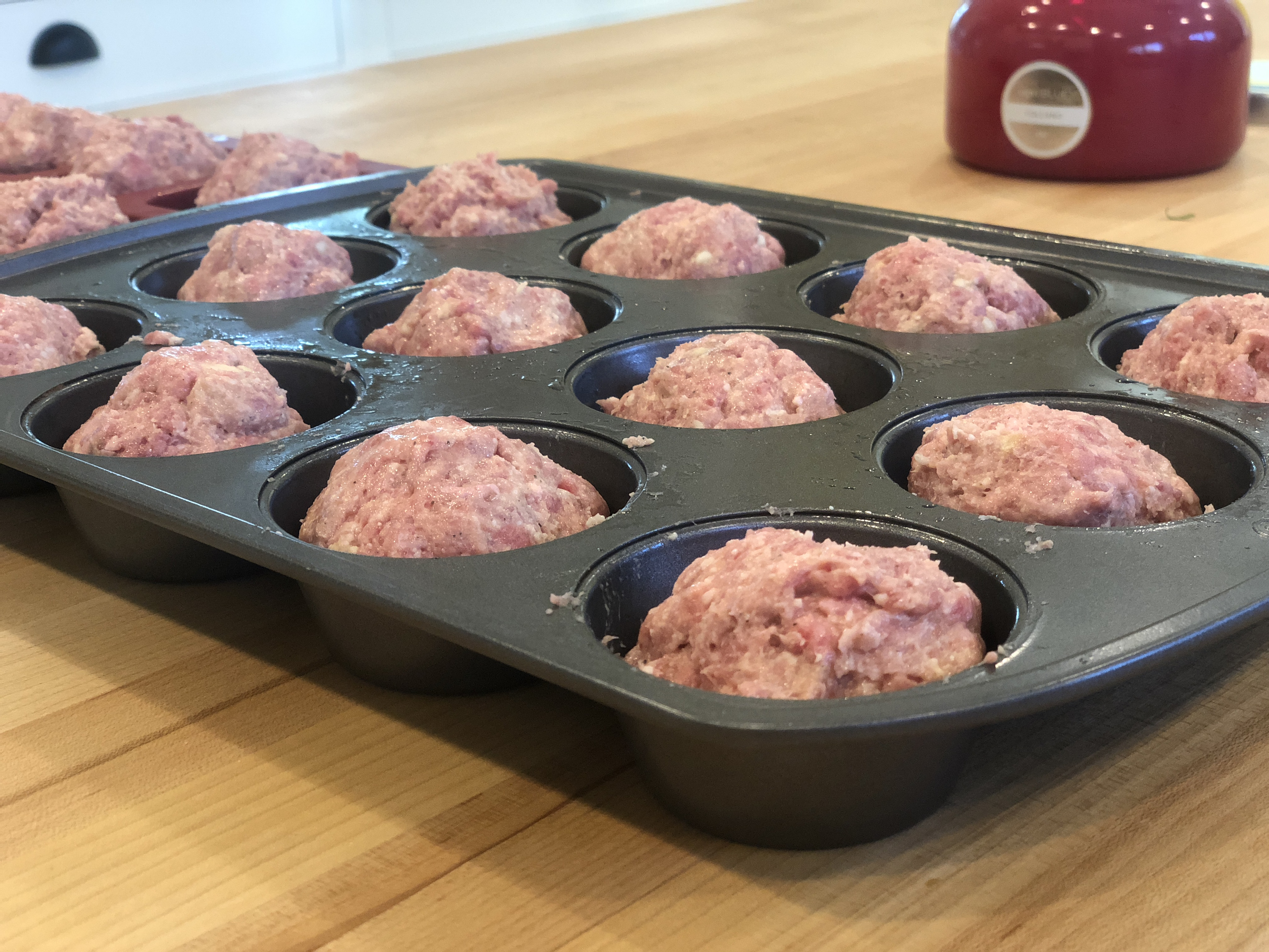 Keto meatball recipe using Butcher Box beef